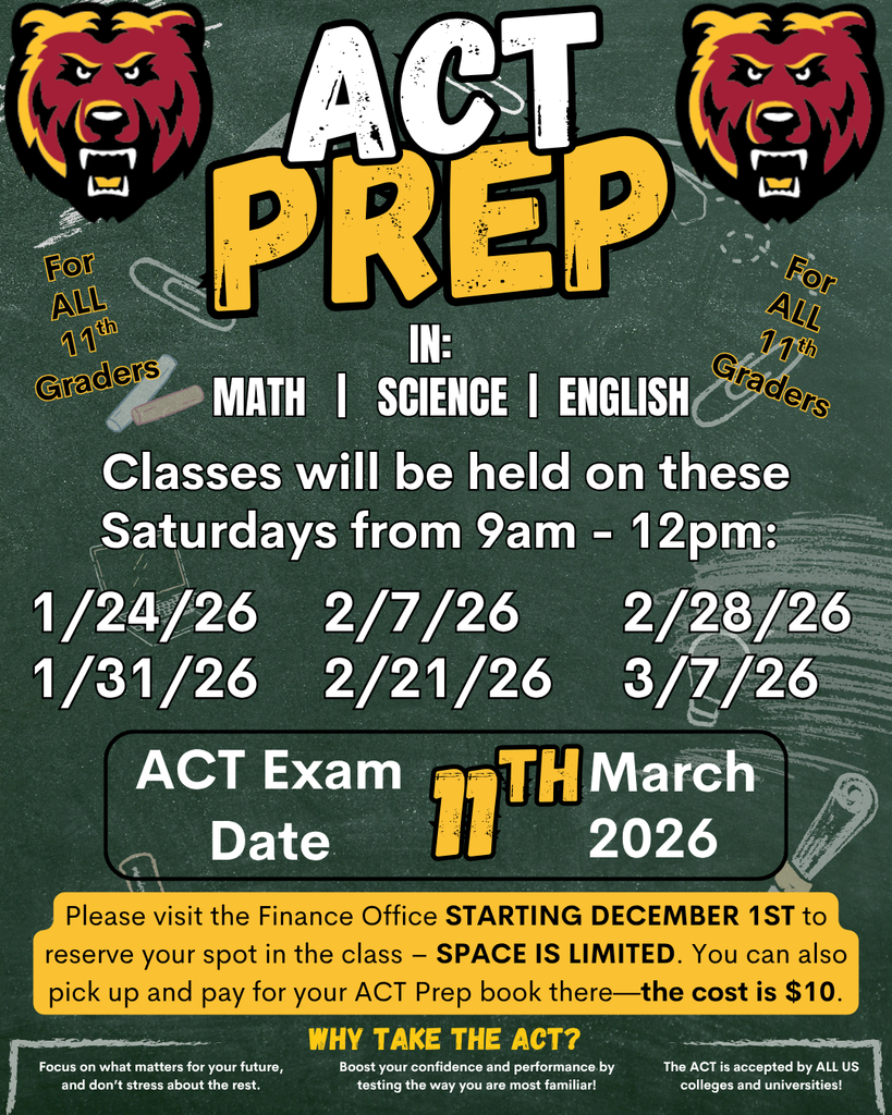 ACT Prep Class on Saturdays