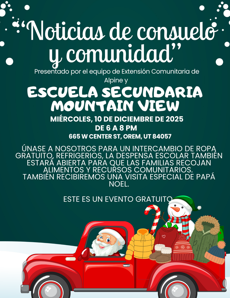 Clothing Swap and Food Pantry on Wed. Dec 10 6-8