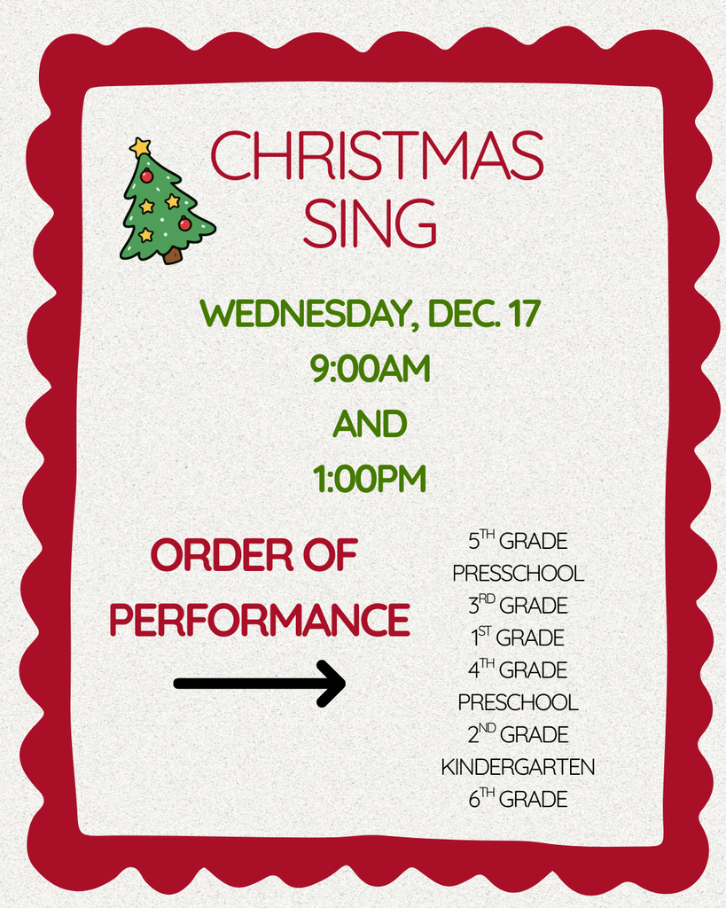 Christmas Sing information