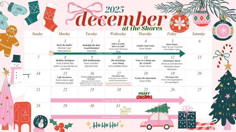 December at the shores