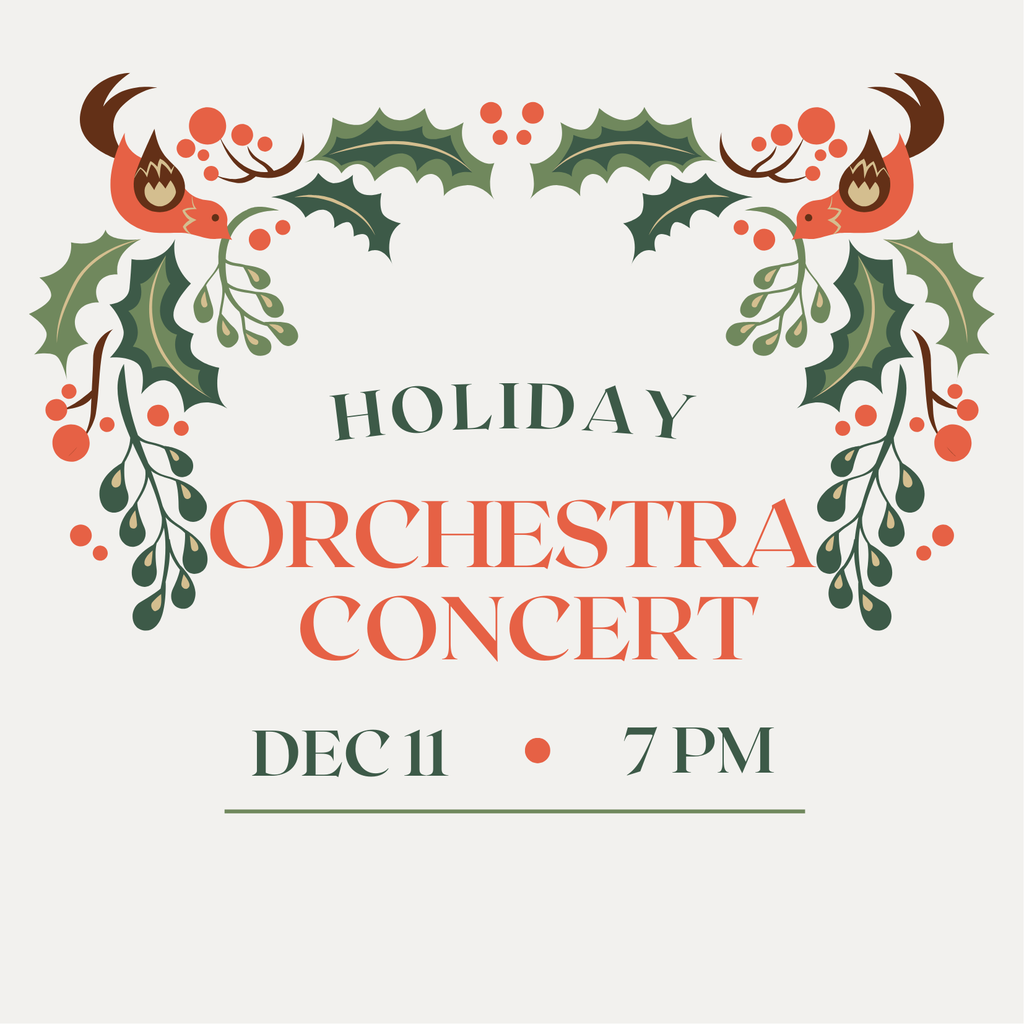 Orchestra Concert Dec 11 at 7:00