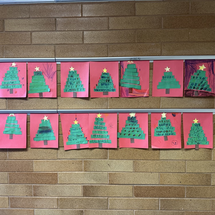 paper Christmas trees 