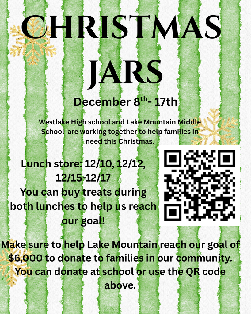 Christmas Jars is December 8th through 17th!