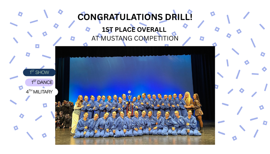 Drill Team Champions at Mustang Competition