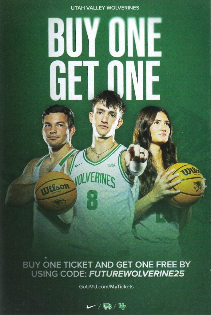 UVU Wolverine Ticket offer