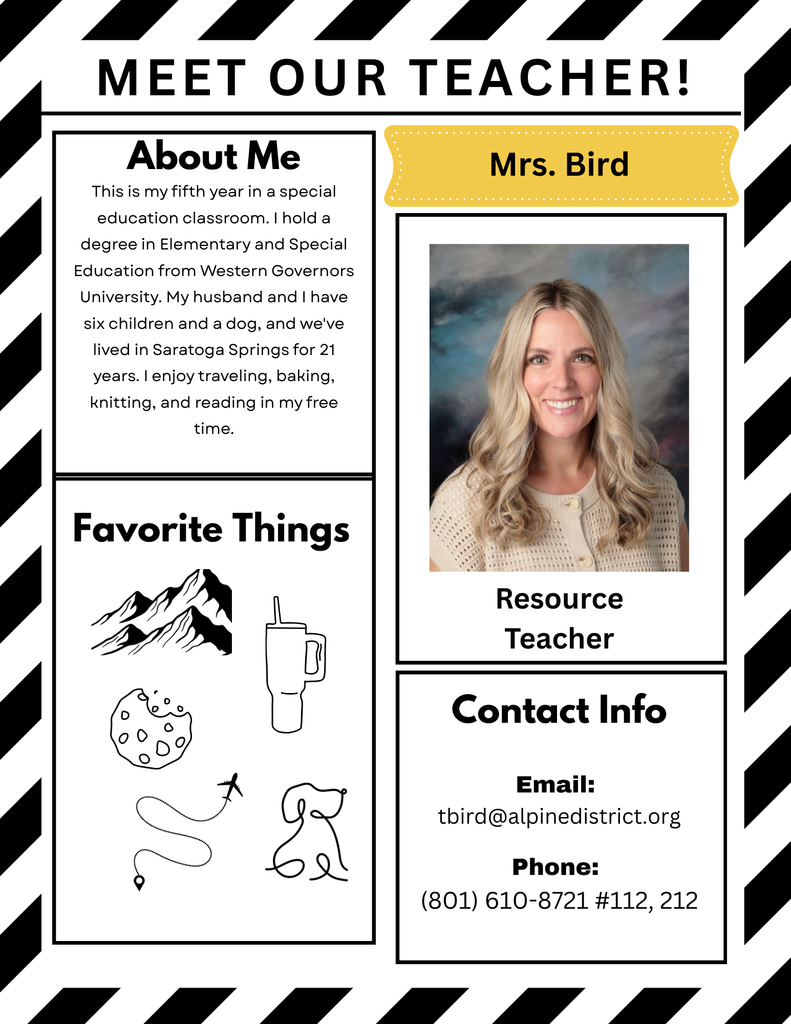 Meet the Teacher-BIRD