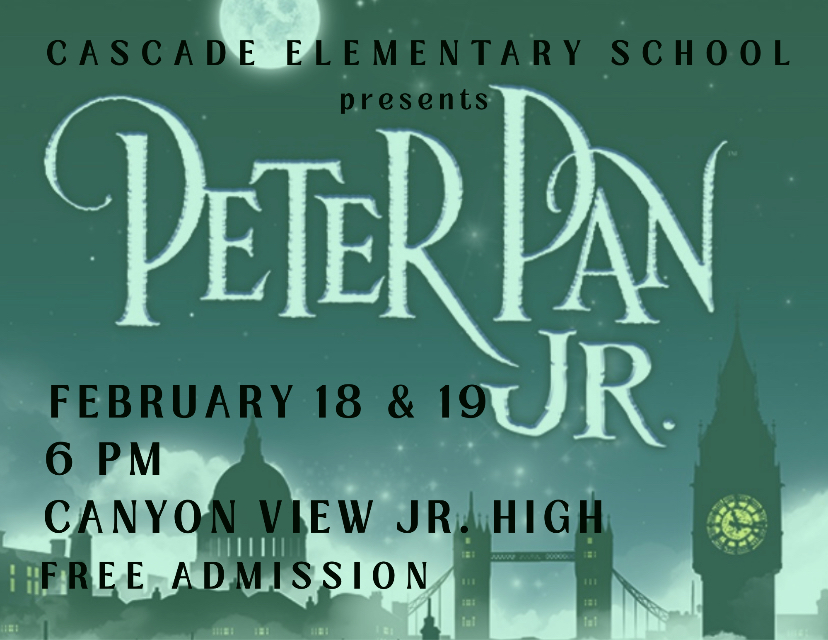 Peter Pan Jr on February 18 & 19