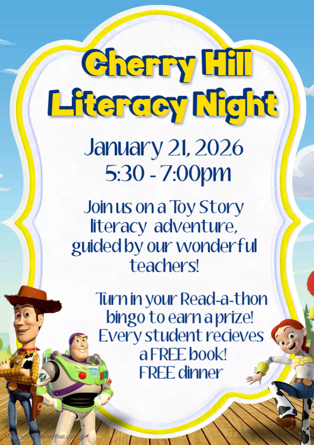 Literacy Night on Wed 1/21