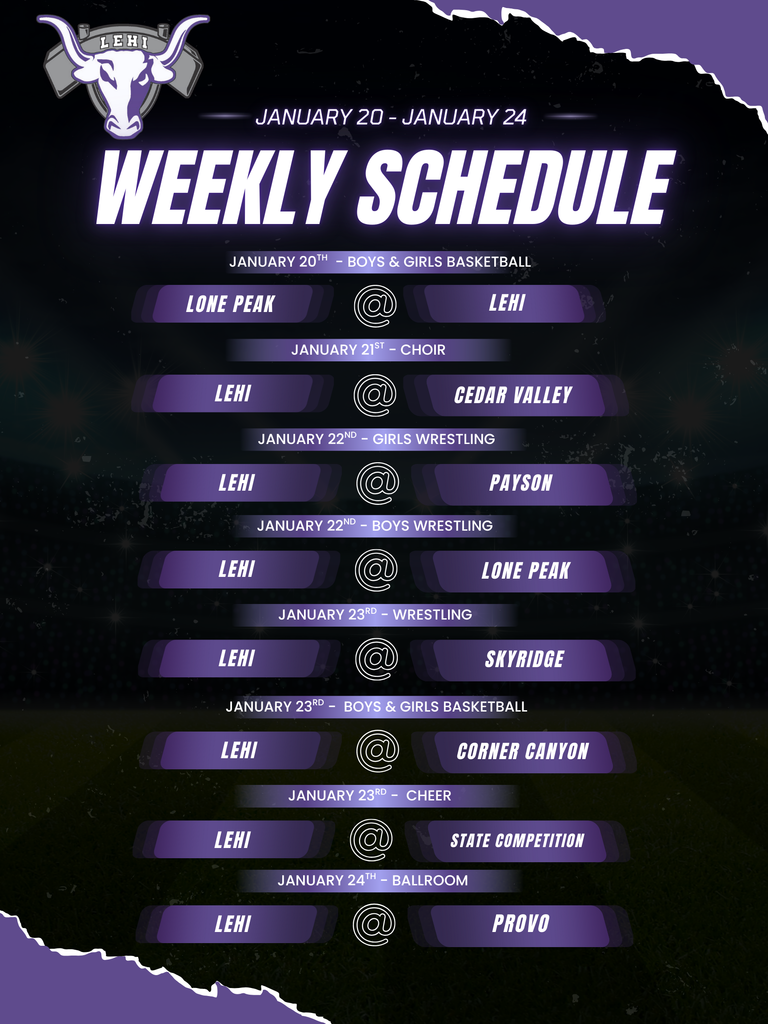 Weekly Schedule