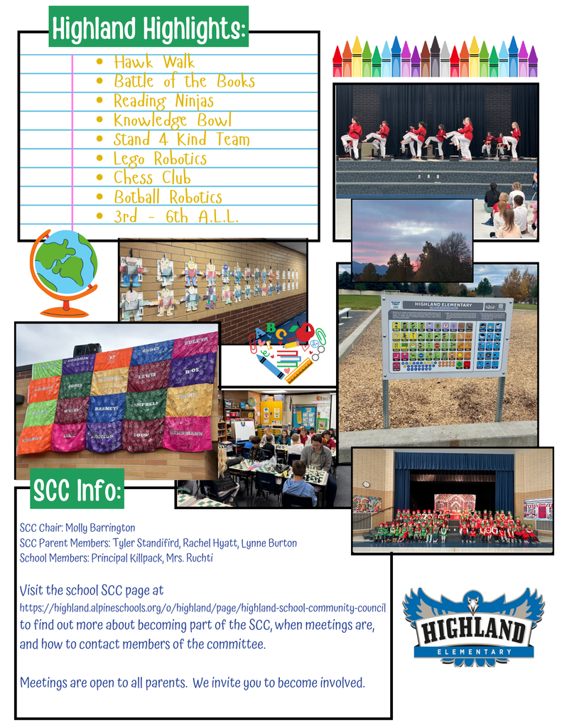 Colorful photos and text Highland Stakeholder Report page 2