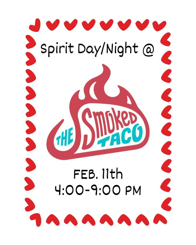 Smoked Taco Logo with heart frame