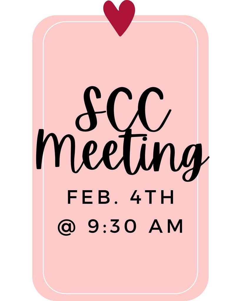 SCC  Meeting on pink background