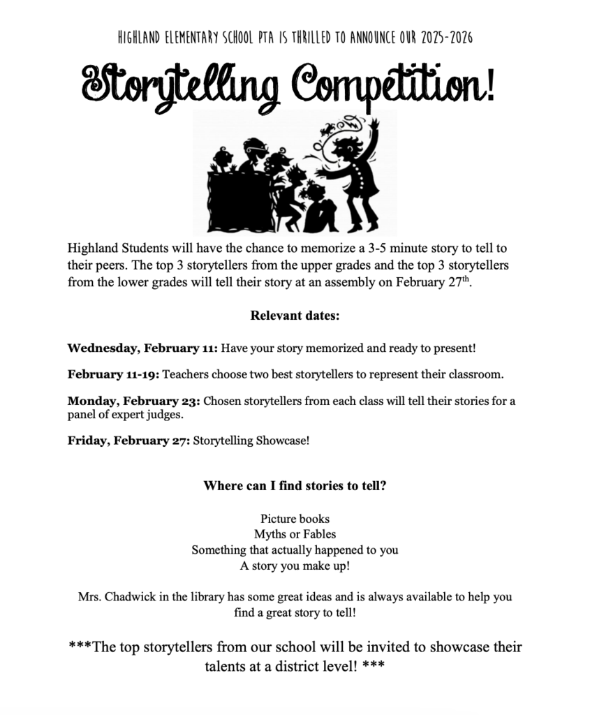 Animated storytelling characters and competition details