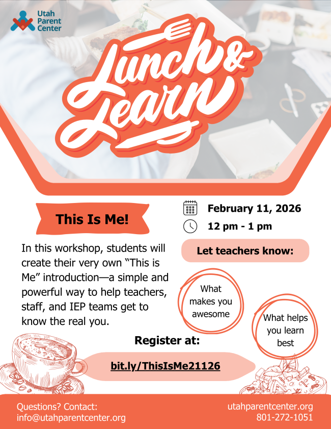 Lunch and Learn flyer