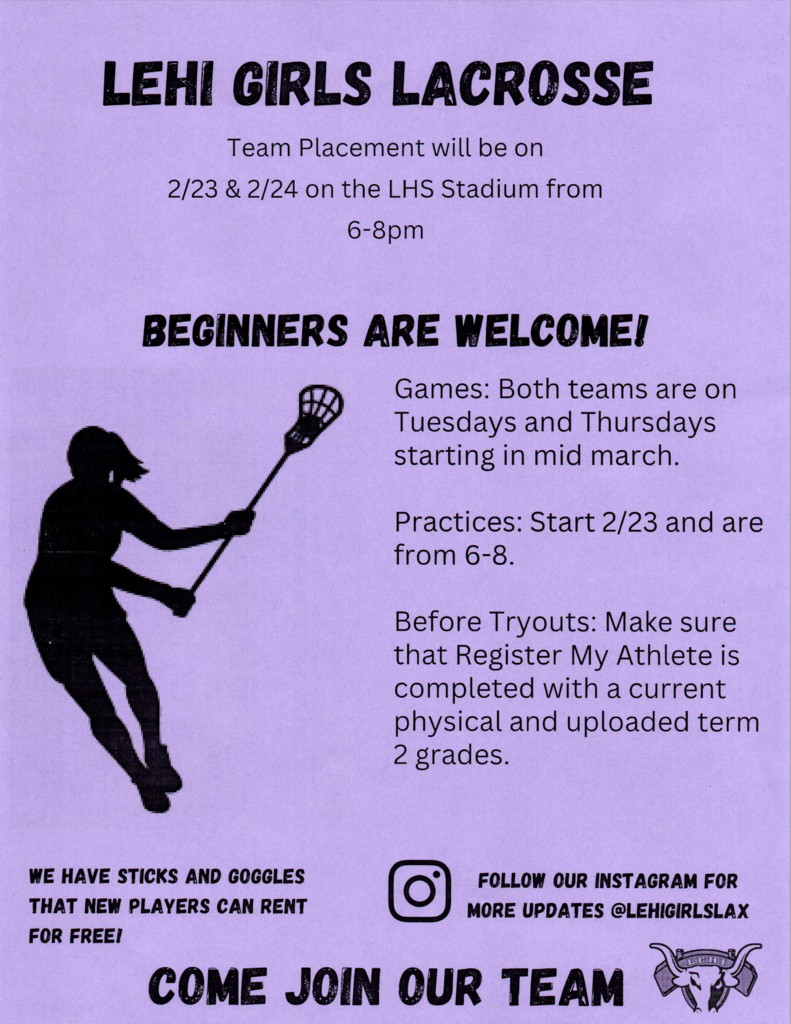 Teenage girl holding lacrosse stick actively playing a game