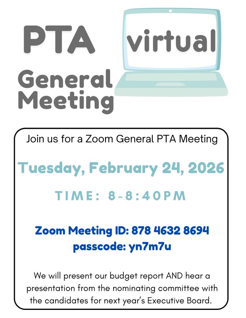 graphic of a computer with information about a meeting