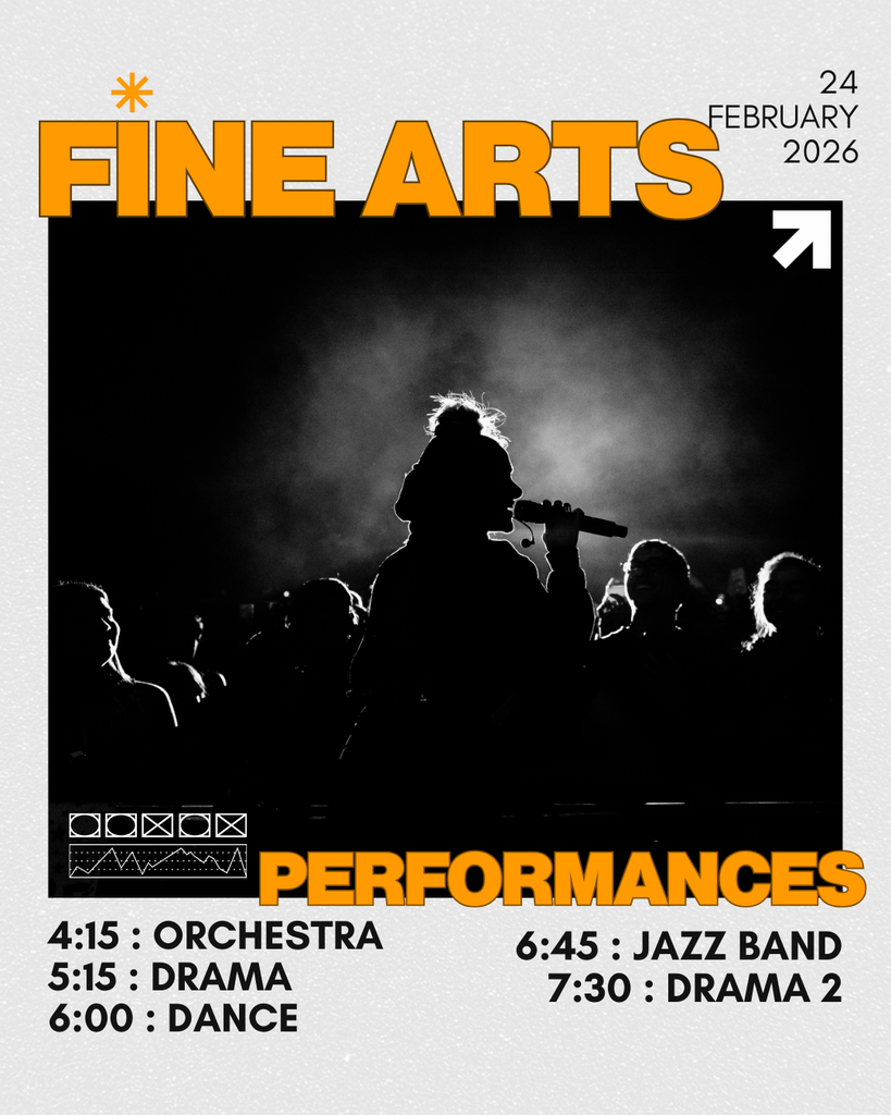 Fine Arts Performances schedule