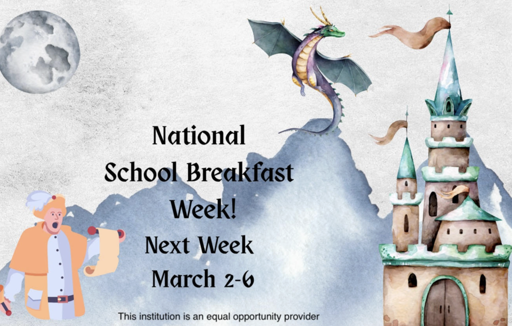 National School Breakfast Week is March 2nd-6th