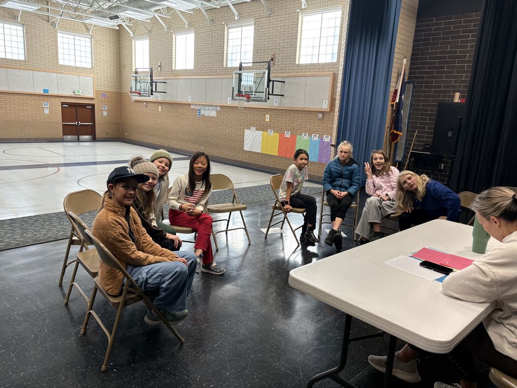 Students participating in Battle of the Books