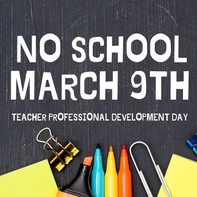 school office supplies no school March 9