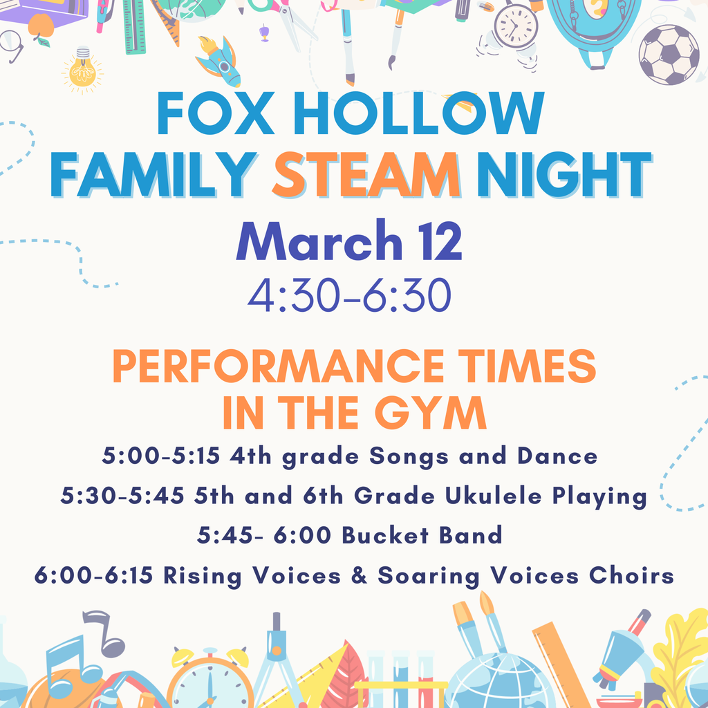 flier with pictures of school supplies