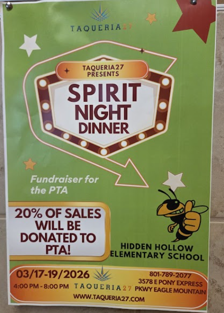 Spirit Night Dinner