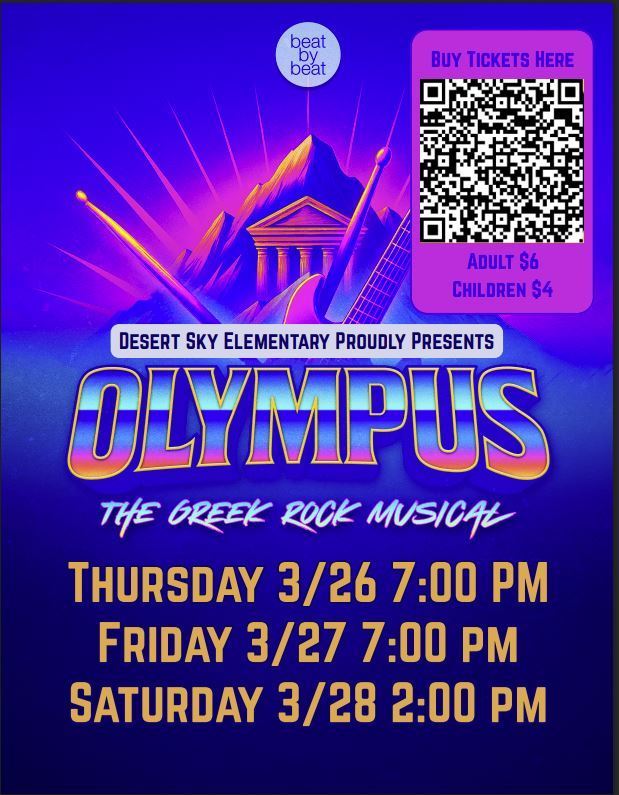 Olympus: The Greek Rock Musical information to purchase tickets