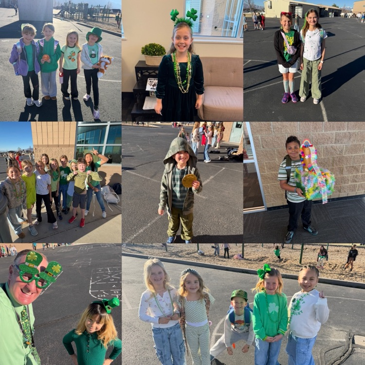 Ridgeline students and staff dressed in green for St. Patrick’s Day!