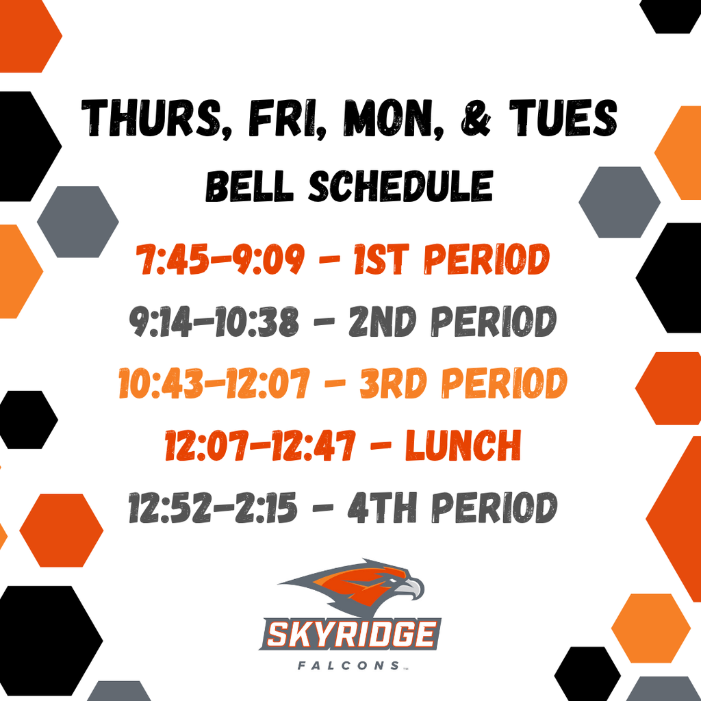 bell schedule for aspire testing