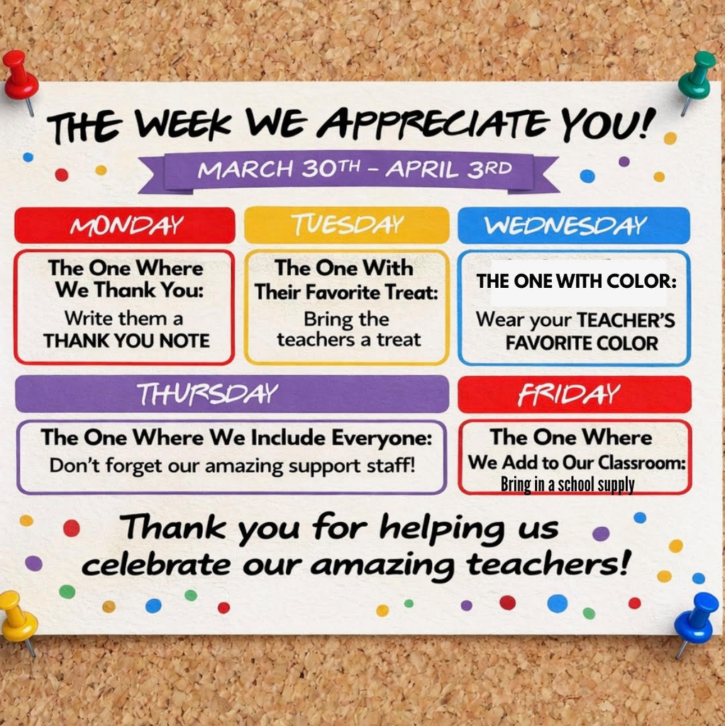 Teacher Appreciation Week