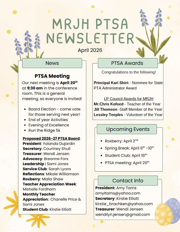 PTSA Newsletter