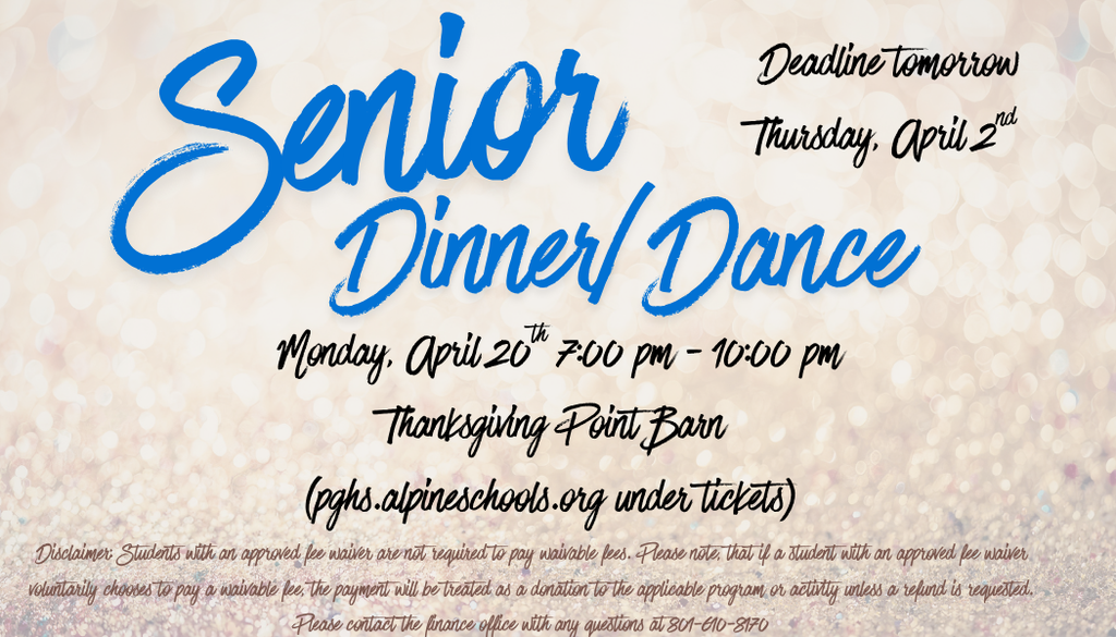 Senior Dinner Dance