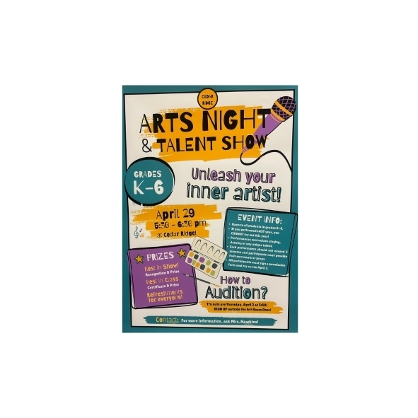Arts Show & Talent Night