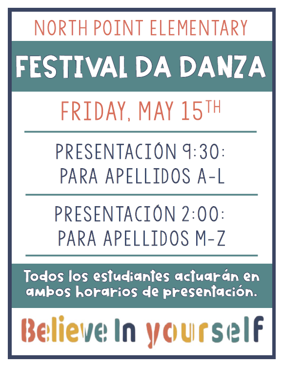 Dance Festival Flyer Spanish