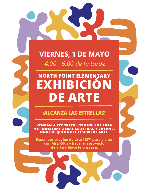 Art Show  Flyer Spanish
