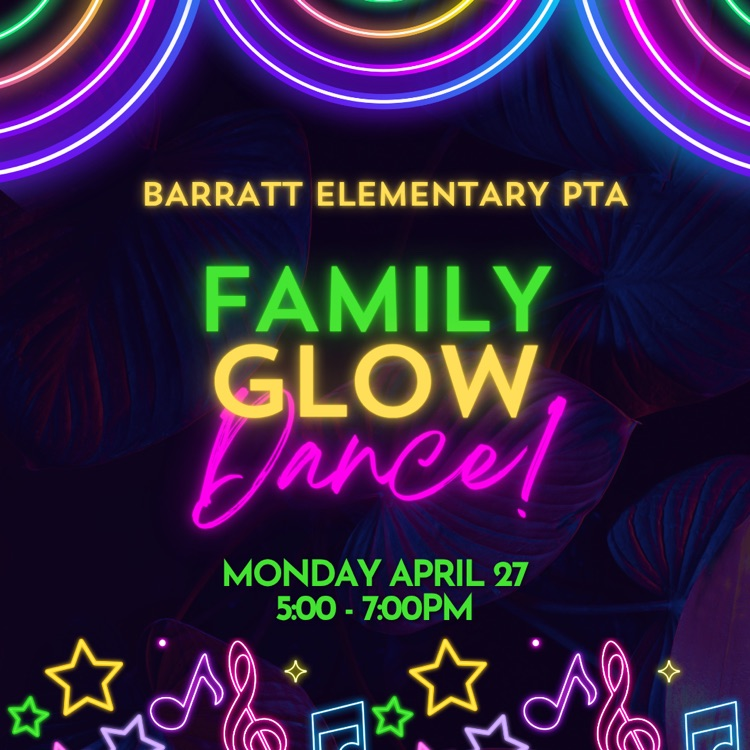 flier about glow party 