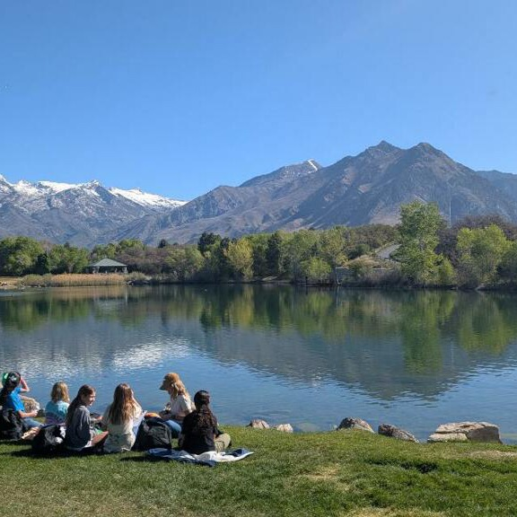 students at highland glen 