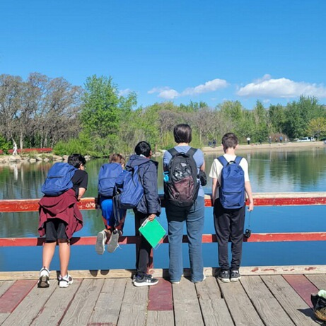 students at highland glen 