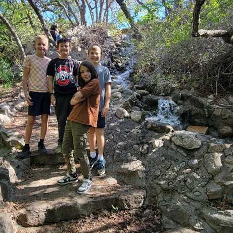 students at highland glen 