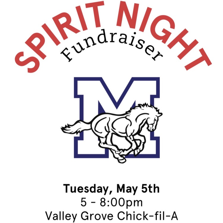 spirit night on white background with Manila logo