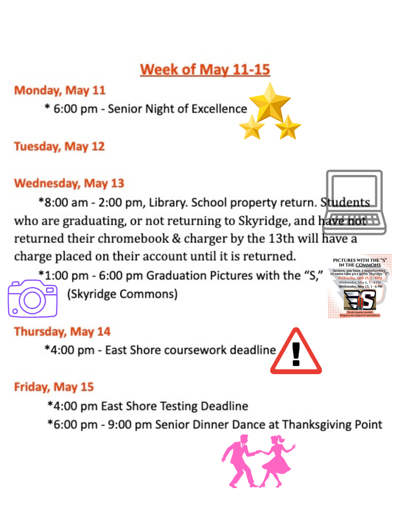 end of school schedule last 2 weeks