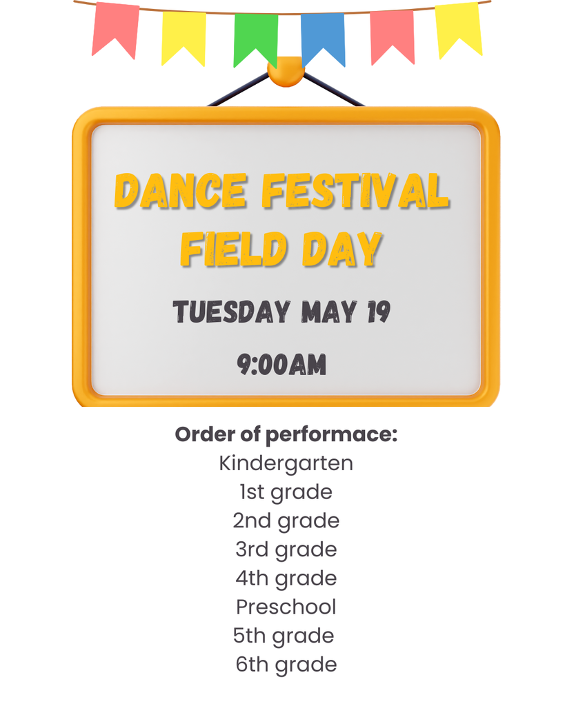 dance festival and field day information