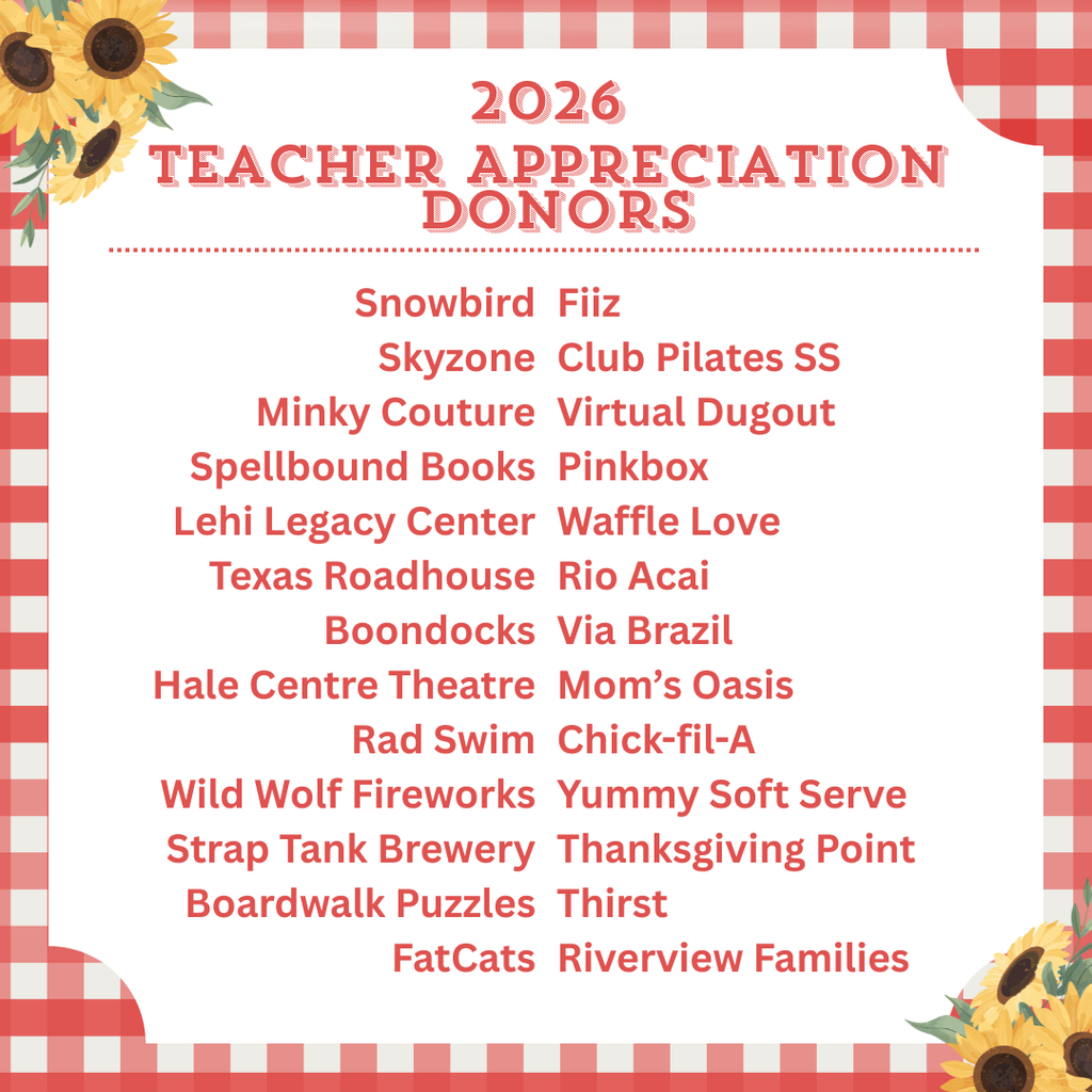 PTA Teacher Appreciation Week Donors