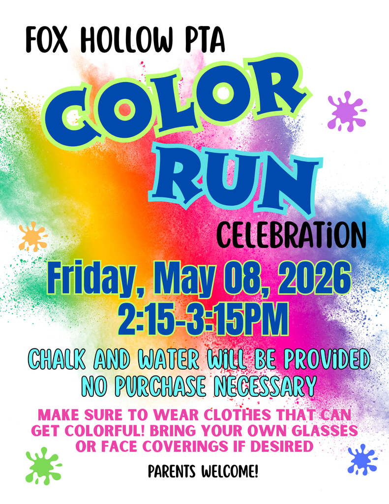 flyer with colorful paint splatters and spray paint