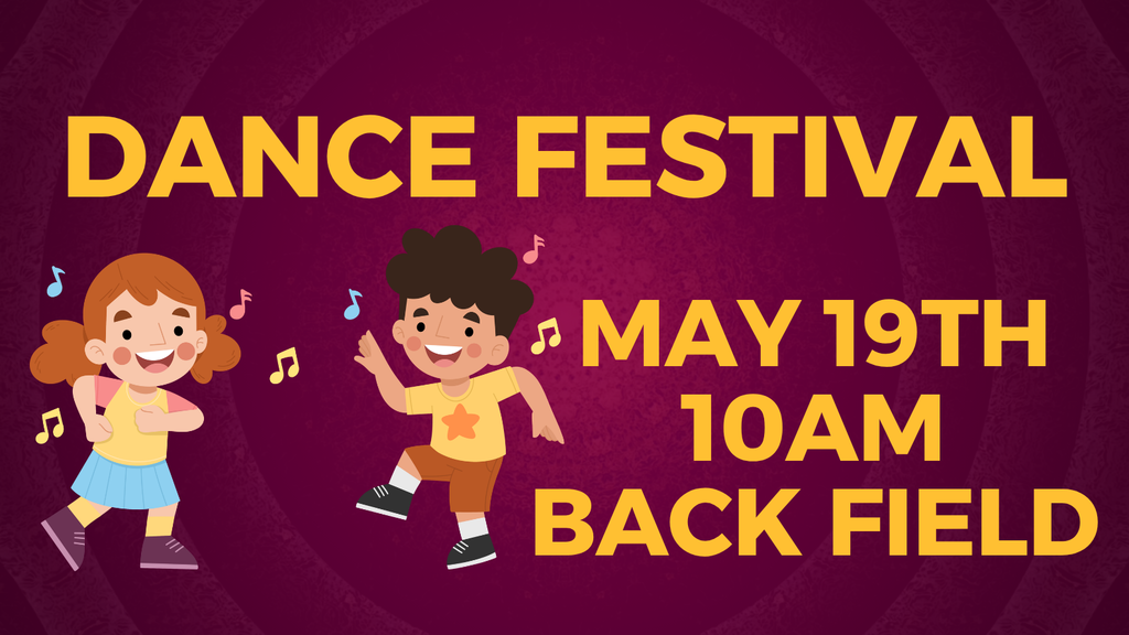 kids dancing May 19, 10AM on the back field