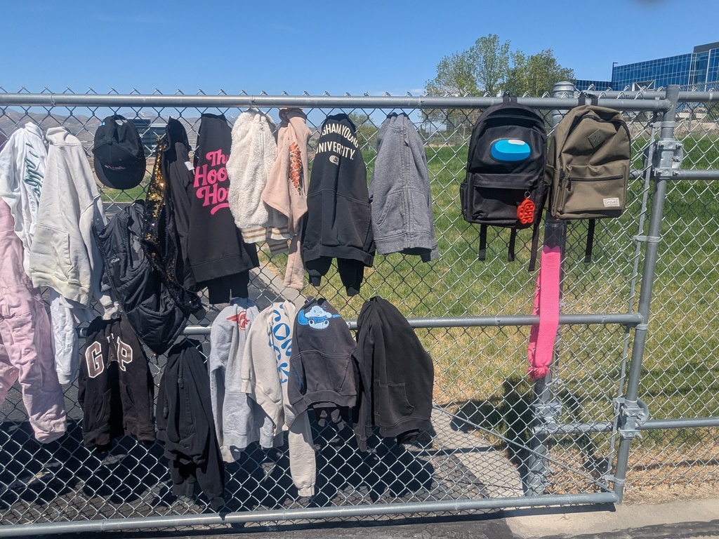 picture of clothing, hats and backpacks