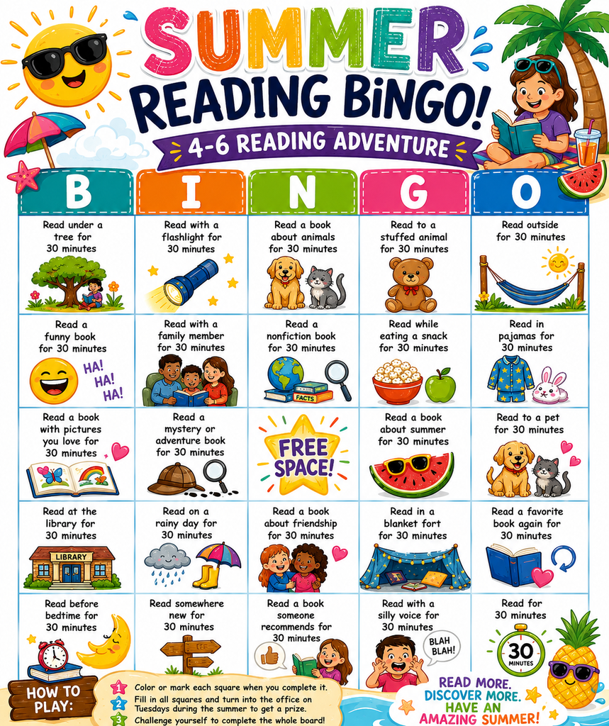 4-6 Bingo Card