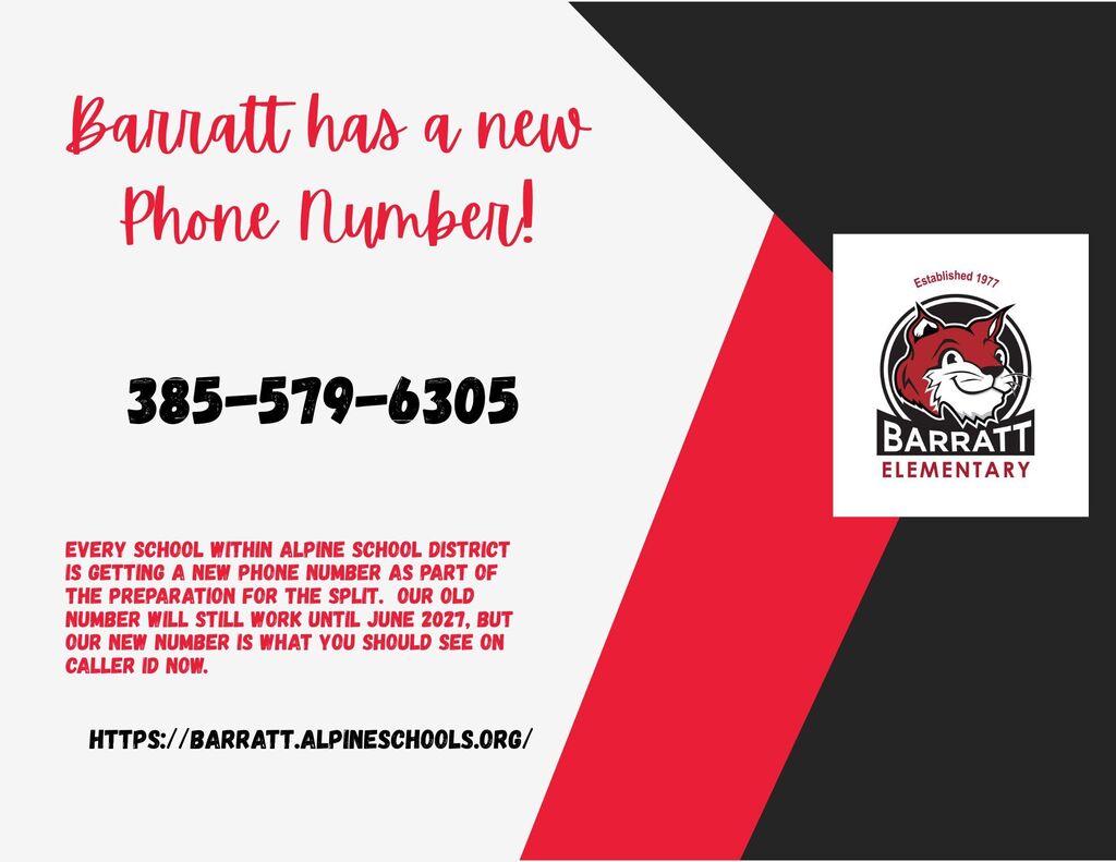 information about our new phone number