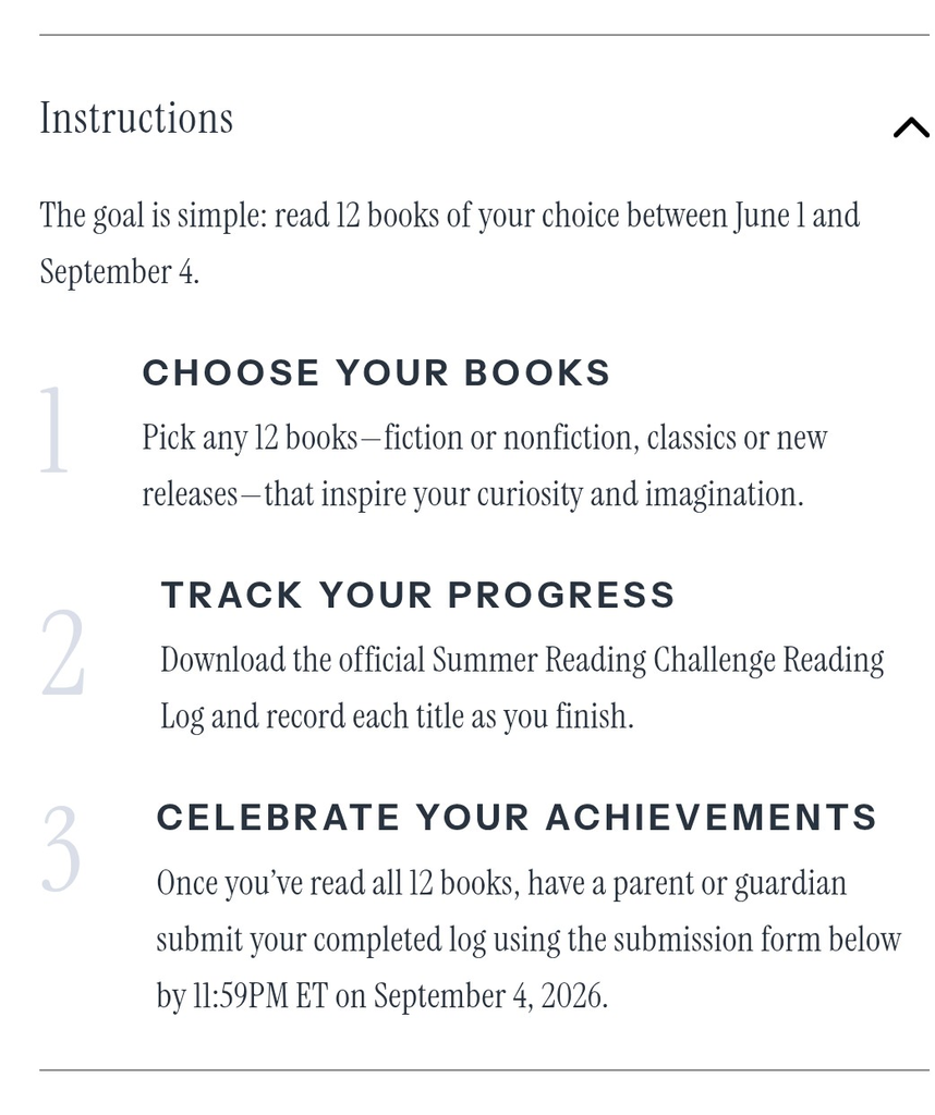 Instructions read 12 books.  Download the tracker and then submit the form. 