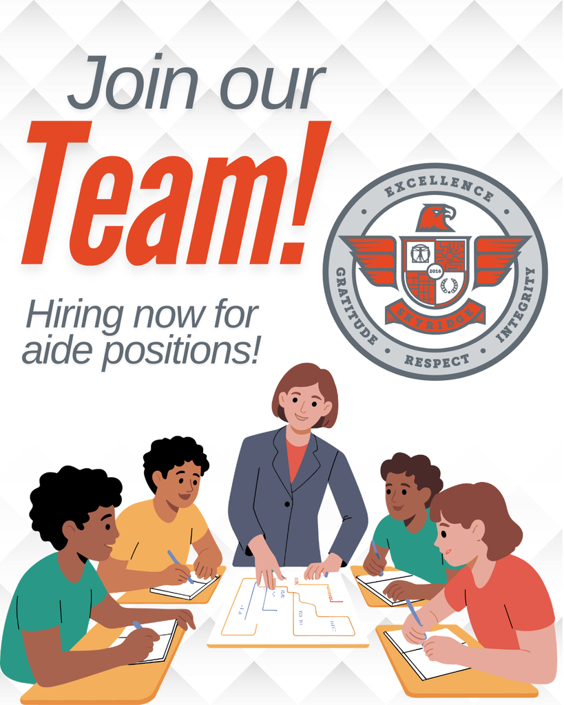Group of people learning. Join our team. Now hiring.